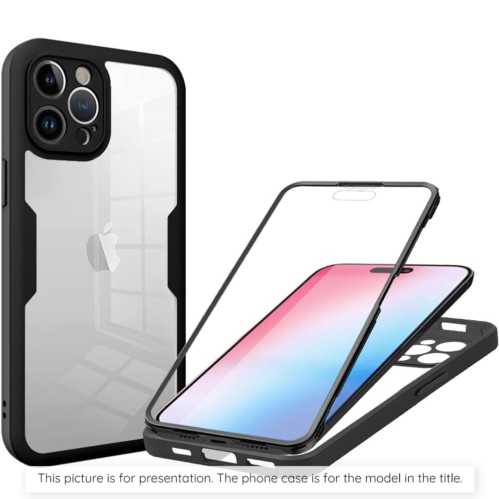 Case for Honor 400 Pro, Techsuit, ColorVerse 360, Black
