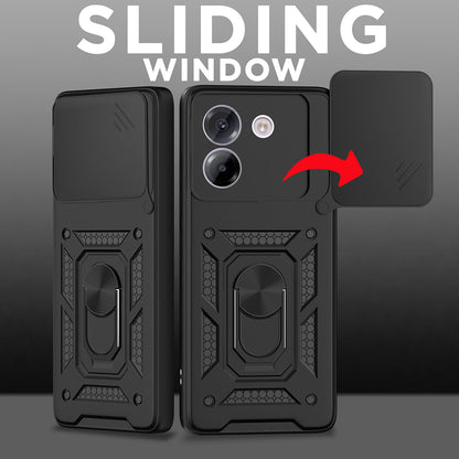 Case for Honor 400, Techsuit, CamShield, Black