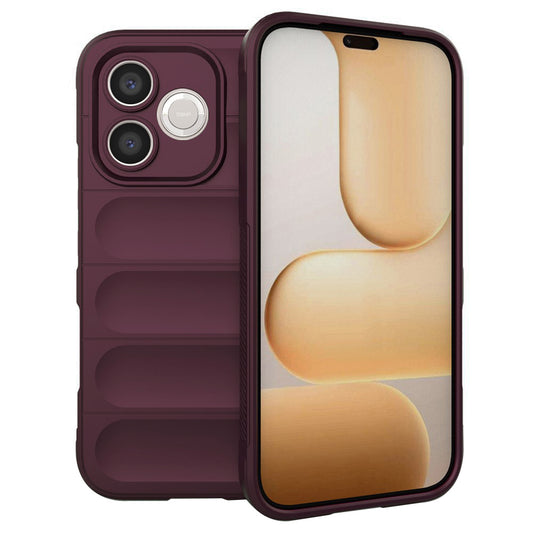 Case for Honor 600 Lite, Techsuit, Magic Shield, Burgundy