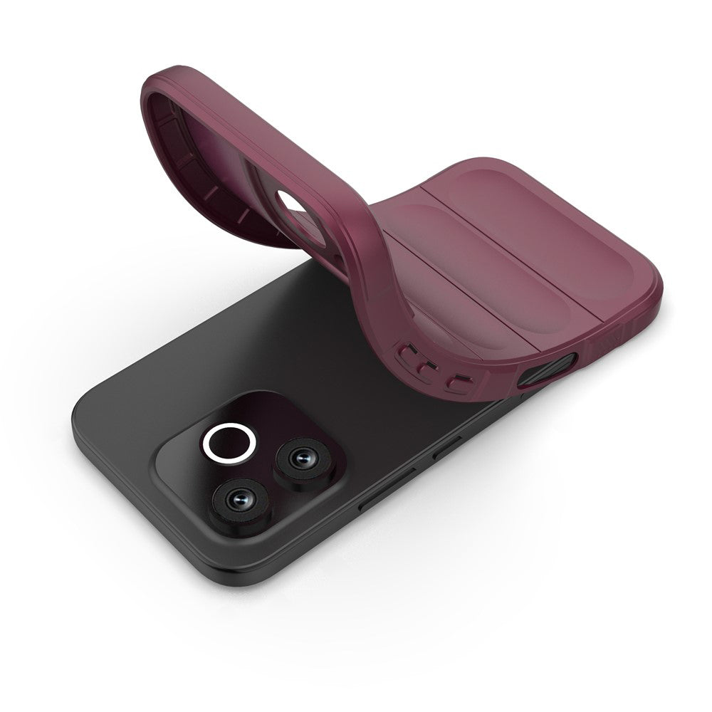 Case for Honor 600 Lite, Techsuit, Magic Shield, Burgundy