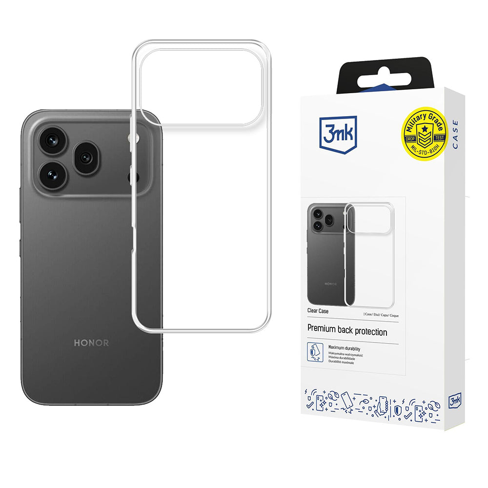 Case for Honor 600 Pro, 3MK, Clear, Transparent