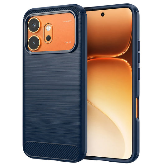 Case for Honor 600 Pro / 600, Techsuit, Carbon, Blue