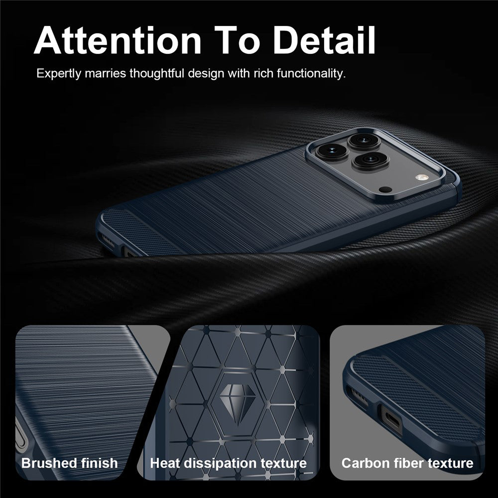 Case for Honor 600 Pro / 600, Techsuit, Carbon, Blue
