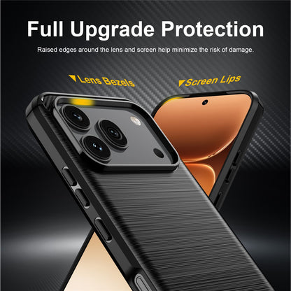 Case for Honor 600 Pro / 600, Techsuit, Carbon, Black