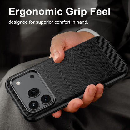Case for Honor 600 Pro / 600, Techsuit, Carbon, Black