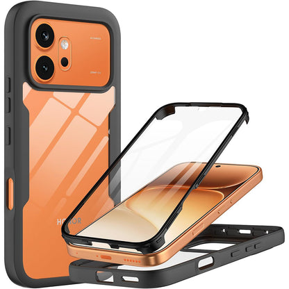Case for Honor 600 Pro / 600, Techsuit, ColorVerse 360, Black