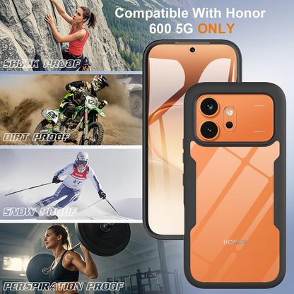 Case for Honor 600 Pro / 600, Techsuit, ColorVerse 360, Black