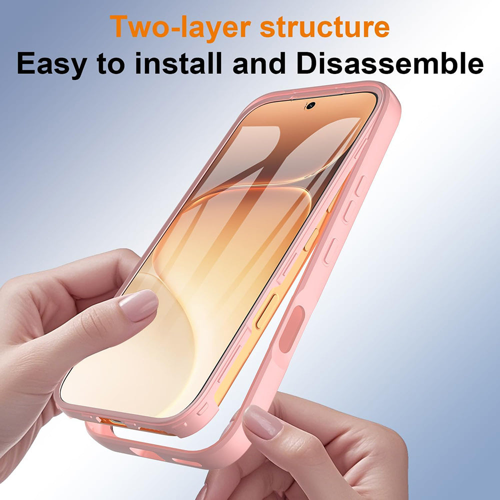 Case for Honor 600 Pro / 600, Techsuit, ColorVerse 360, Pink