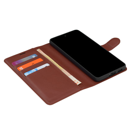 Case for Honor 600 Pro / 600, Techsuit, Leather Folio, Brown