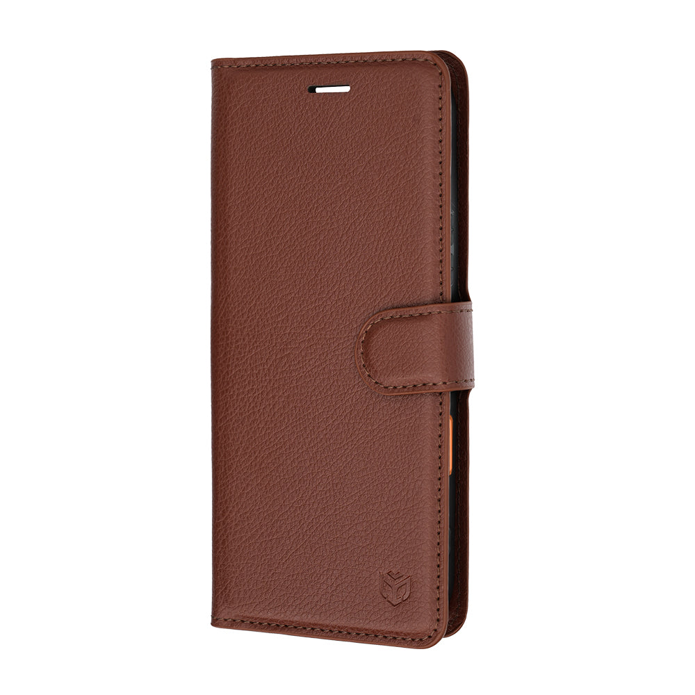 Case for Honor 600 Pro / 600, Techsuit, Leather Folio, Brown