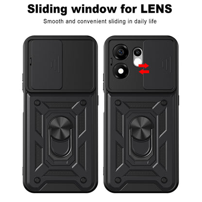 Case for Honor 600 Smart, Techsuit, CamShield, Black