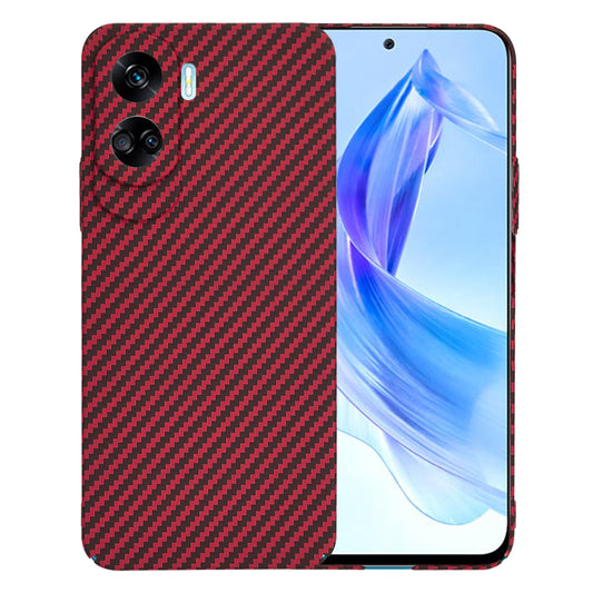 Case for Honor 90 Lite, Techsuit, Carbonite FiberShell, Red