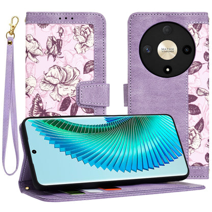 Case for Honor Magic6 Lite, Techsuit, FlipCraft, Purple