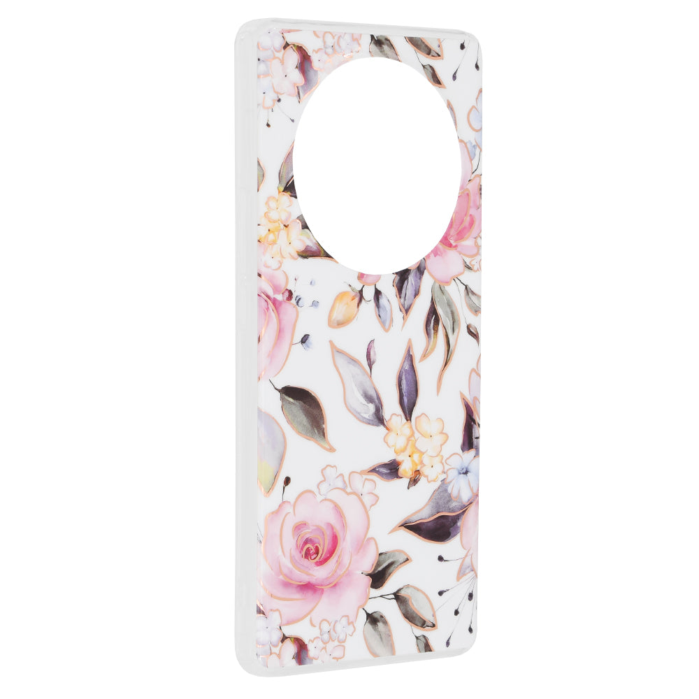 Case for Honor Magic6 Lite, Techsuit, Marble, White