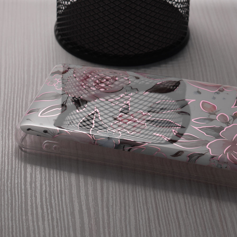 Case for Honor Magic6 Lite, Techsuit, Marble, White