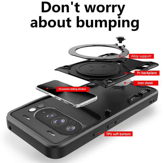 Case for Honor Magic7 Pro, Techsuit, CamGuard Pro, Black