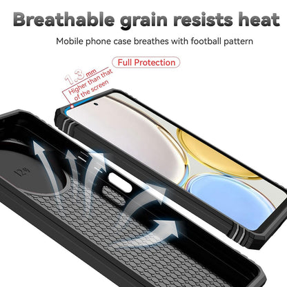 Case for Honor Magic8 Lite, Techsuit, CamShield, Black