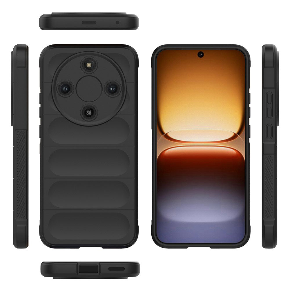 Case for Honor Magic8 Lite, Techsuit, Magic Shield, Black