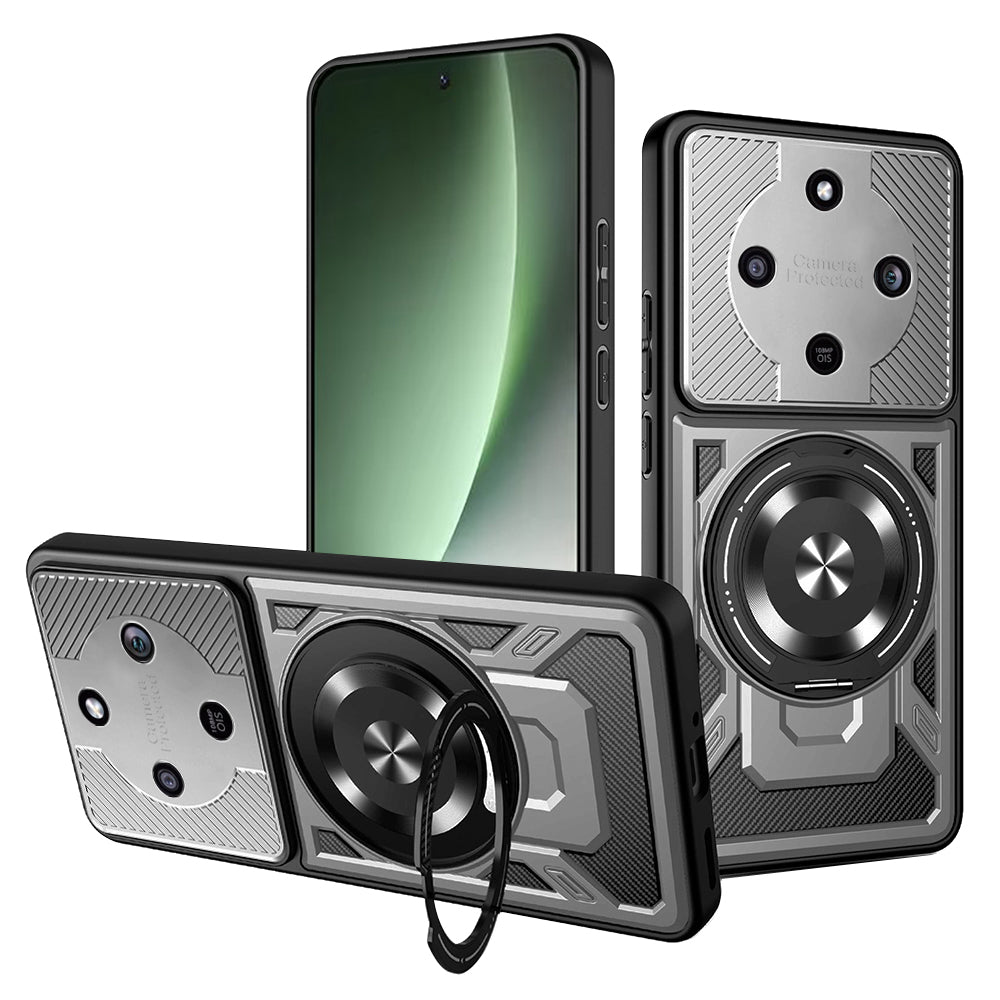 Case for Honor Magic8 Lite, Techsuit, RuggedCam, Gray