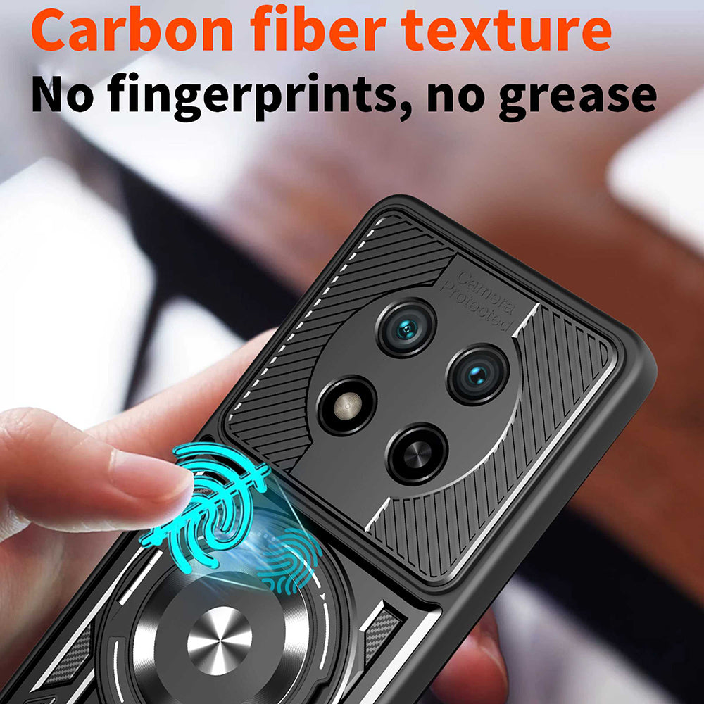 Case for Honor Magic8 Lite, Techsuit, RuggedCam, Purple