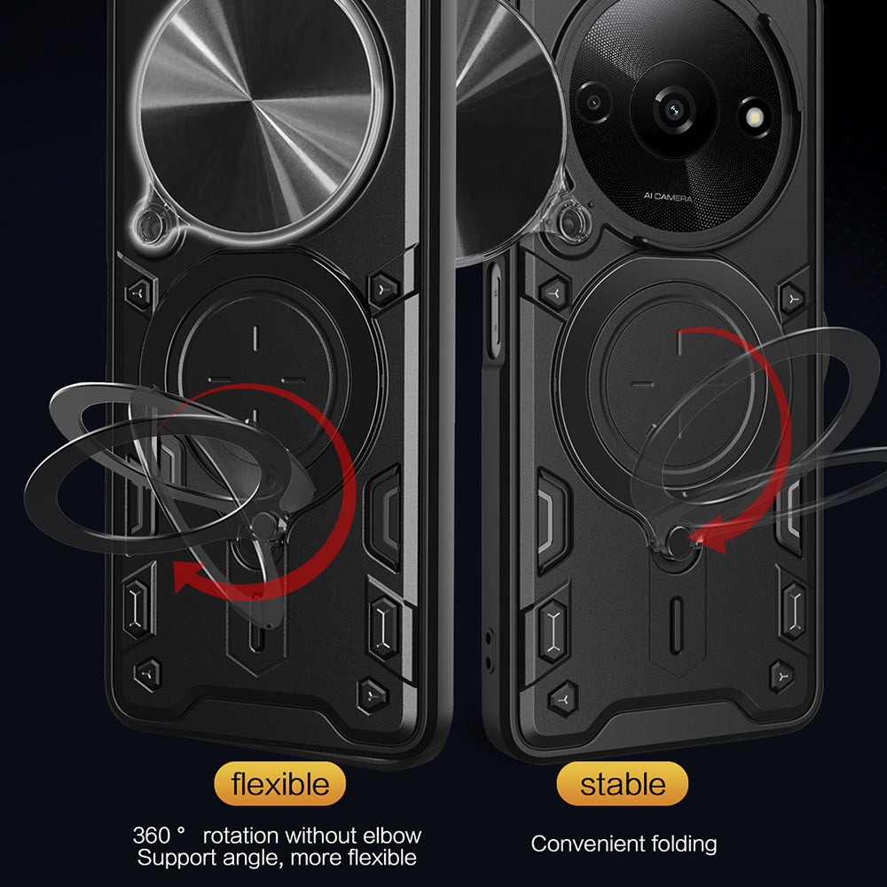 Case for Honor Magic8 Pro, Techsuit, CamGuard Pro, Black