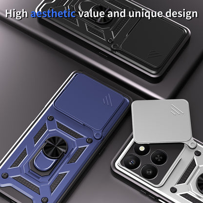 Case for Honor X5c Plus, Techsuit, CamShield, Rose Gold