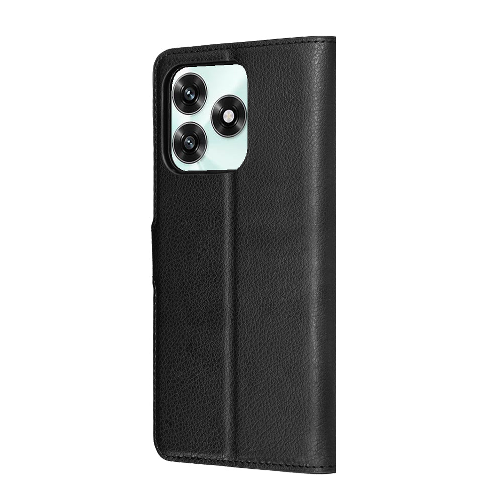 Case for Honor X5c Plus, Techsuit, Leather Folio, Black