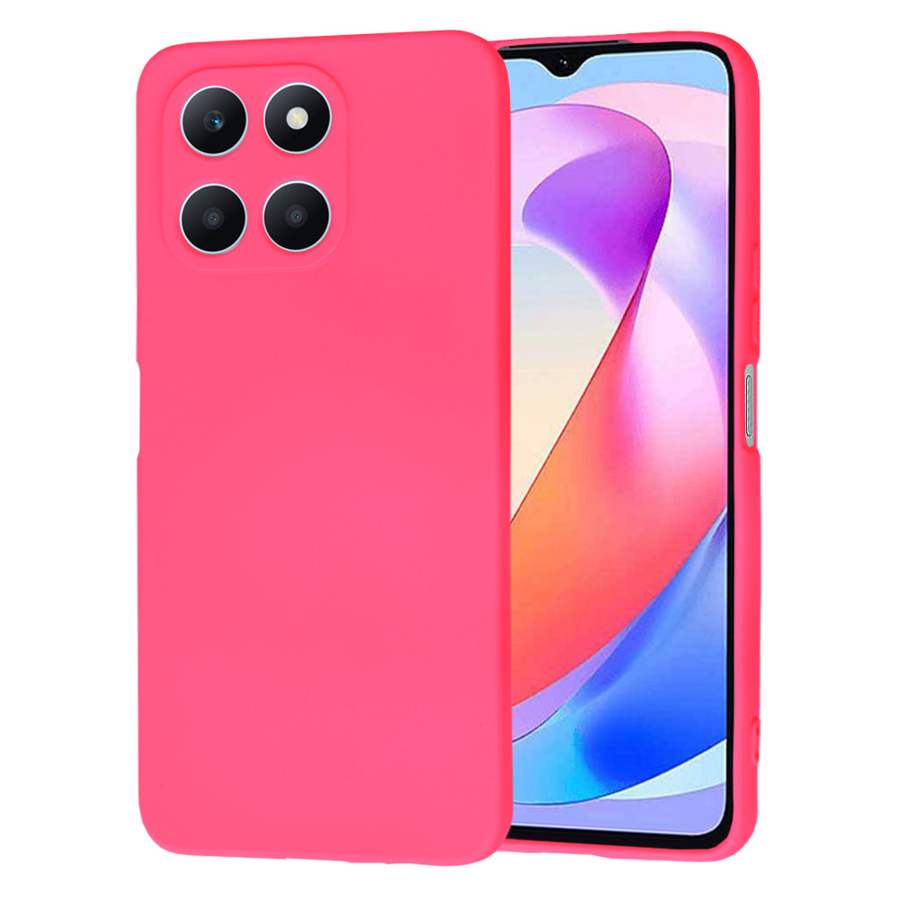 Case for Honor X6a, Techsuit, SoftFlex, Dark Pink