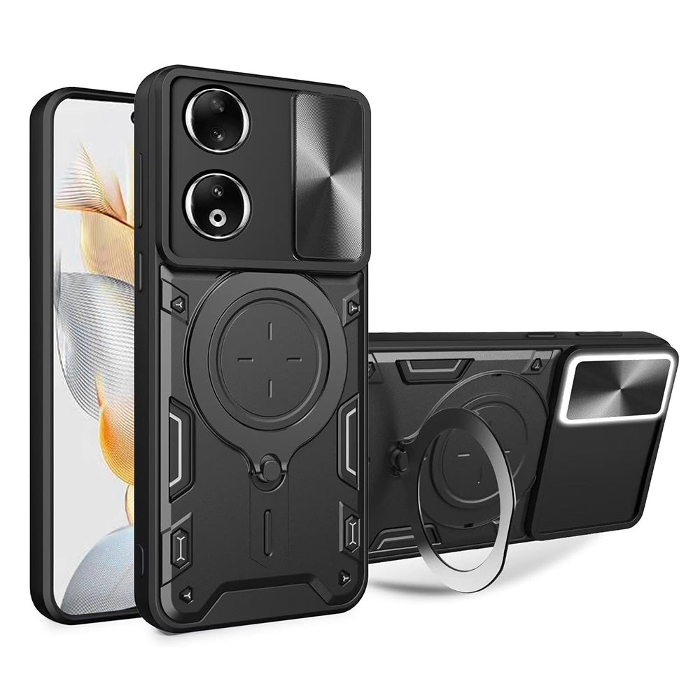 Case for Honor X7b 5G / 90 Smart / X7b 4G, Techsuit, CamGuard Pro, Black