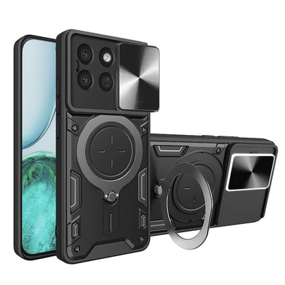 Case for Honor X8c, Techsuit, CamGuard Pro, Black