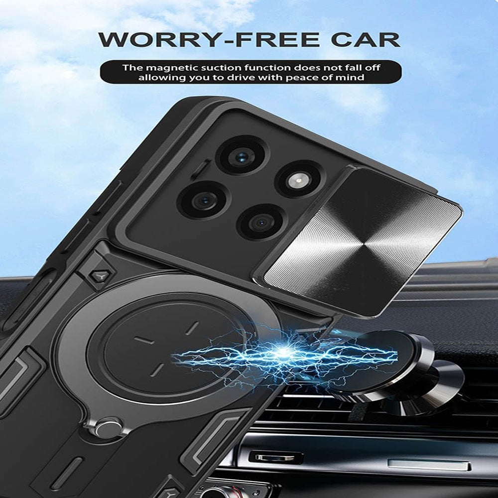 Case for Honor X8c, Techsuit, CamGuard Pro, Red