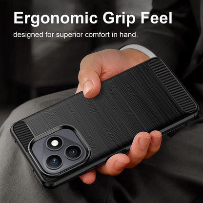Case for Honor X8d, Techsuit, Carbon, Black
