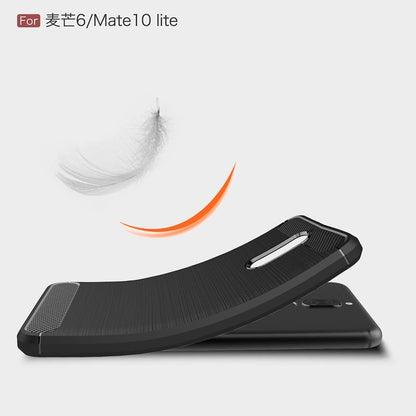 Case for Huawei Mate 10 Lite, Techsuit, Carbon, Black