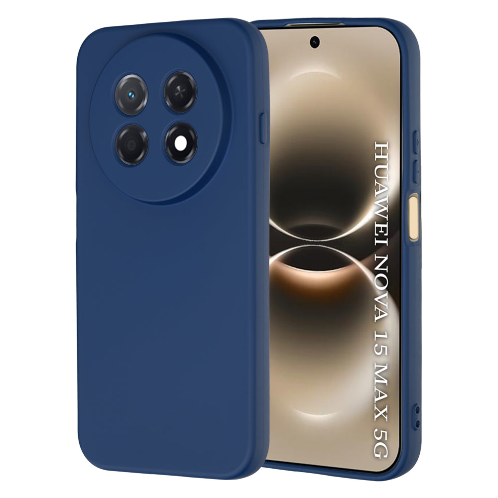 Case for Huawei nova 15 Max, Techsuit, SoftFlex, Navy Blue