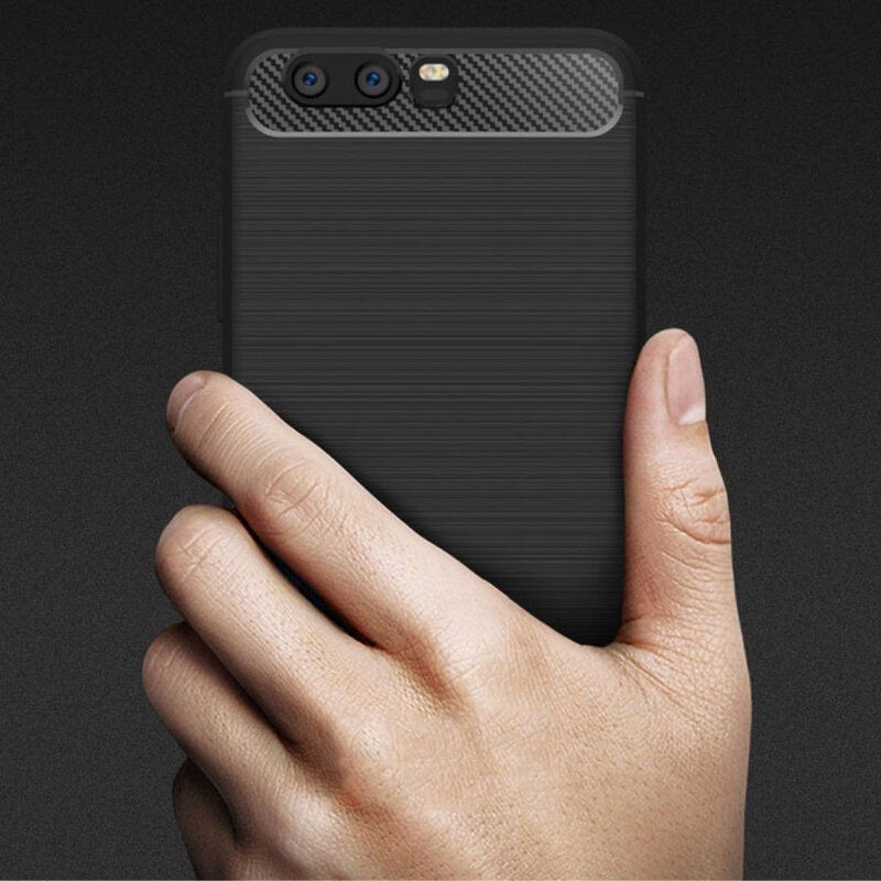 Case for Huawei P10 Plus, Techsuit, Carbon, Black