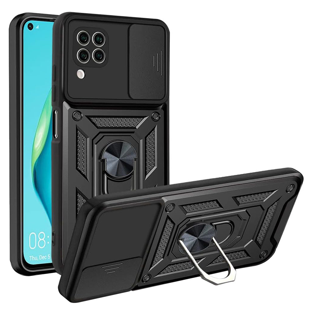 Case for Huawei P40 lite 4G, Techsuit, CamShield, Black