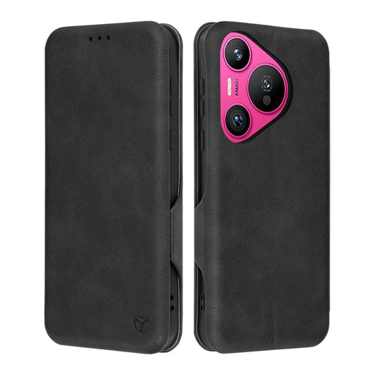 Case for Huawei Pura 70, Techsuit, Safe Wallet Plus, Black