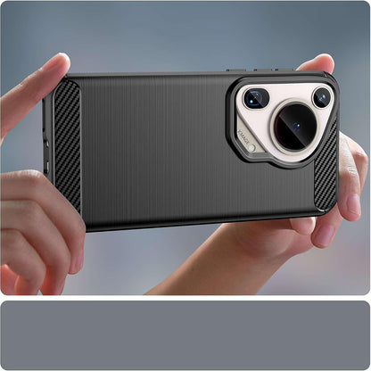 Case for Huawei Pura 70 Ultra, Techsuit, Carbon, Blue