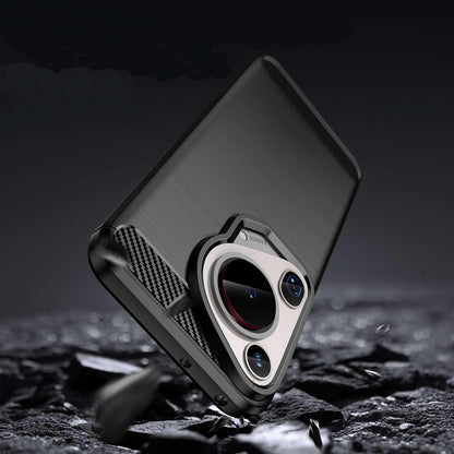 Case for Huawei Pura 70 Ultra, Techsuit, Carbon, Black