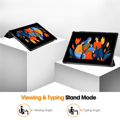 Case for Lenovo Idea Tab Plus, Techsuit, FoldPro Galaxy, Multicolor