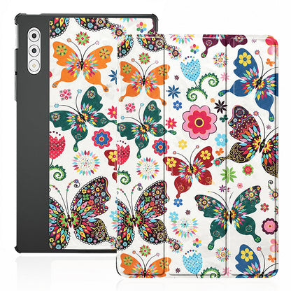 Case for Lenovo Yoga Tab Plus, Techsuit, FoldPro Butterfly, Multicolor