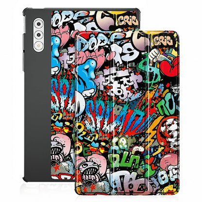 Case for Lenovo Yoga Tab Plus, Techsuit, FoldPro Urban Vibe, Multicolor