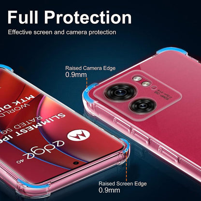 Case for Motorola Edge (2023) / Edge 40, Techsuit, Shockproof Clear, Transparent