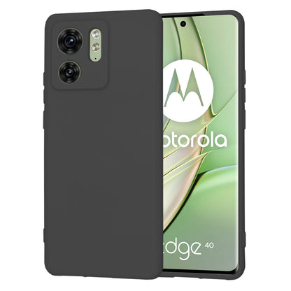 Case for Motorola Edge (2023) / Edge 40, Techsuit, SoftFlex, Black