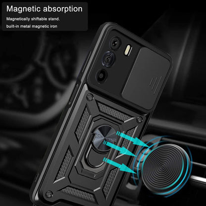 Case for Motorola Edge 30, Techsuit, CamShield, Black
