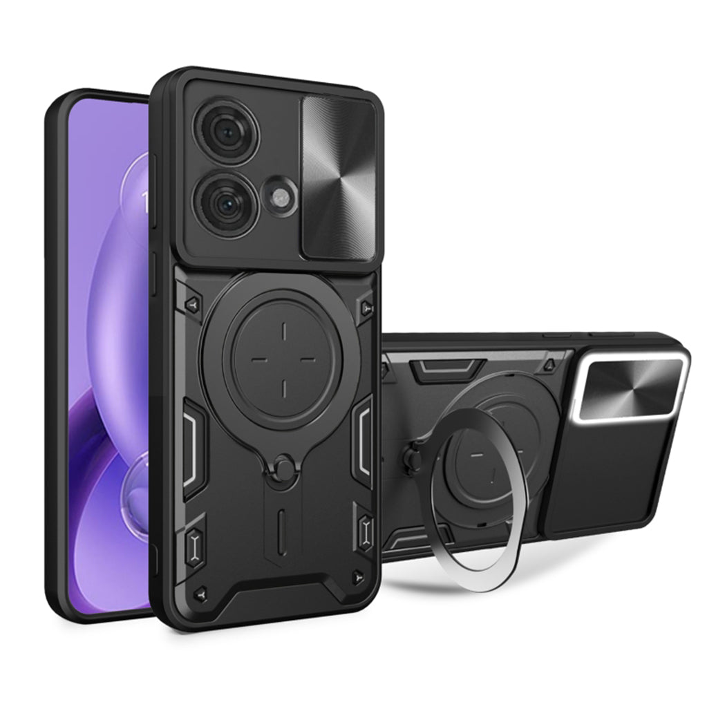 Case for Motorola Edge 40 Neo, Techsuit, CamGuard Pro, Black