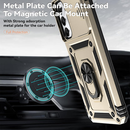 Case for Motorola Edge 40 Neo, Techsuit, CamShield, Gold