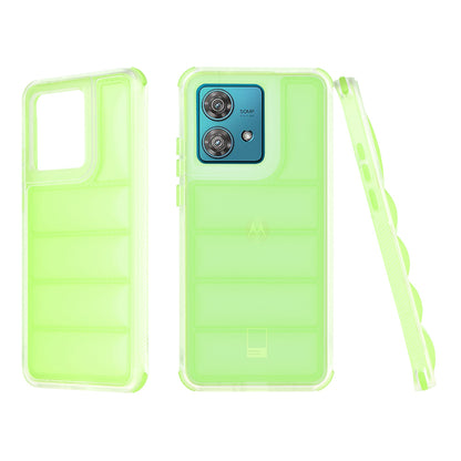 Case for Motorola Edge 40 Neo, Techsuit, Wave Shield, Green