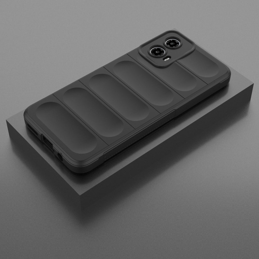 Case for Motorola Edge 50 Fusion, Techsuit, Magic Shield, Black