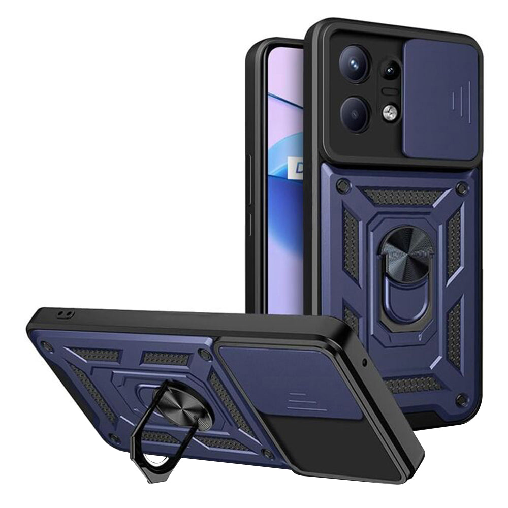 Case for Motorola Edge 50 Pro, Techsuit, CamShield, Blue